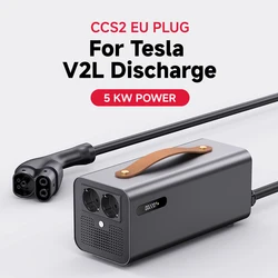 V2L Discharge For Tesla Model Y/3/S/X NACS CCS2 Sockets 3.5KW 5KW V2L V2V V2H EV Power Share Adapter Device FACTORY DIRECT SALES