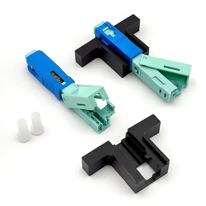 Low price  53mm SC APC/UPC Fast Connector Single-Mode Connector FTTH Tool Cold Connector Tool Fiber Optic Fast Connnector