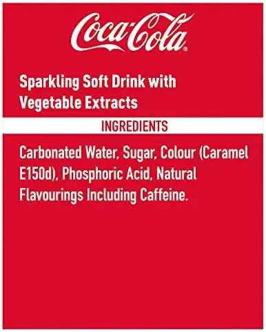 COCA COLA / COCACOLA ZERO-Saveur Originale, Boîte de 24 Boîtes de 33 Alexand/ 330ml, Livraison depuis l'Espagne, 24 Pièces