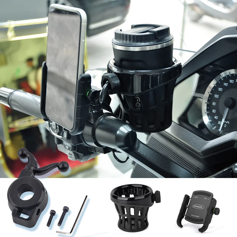 

Panical For Honda Gold Wing GL1800 F6B Dct Model 2018-2023 25mm Ball Head Expand Bar Action Camera Mount Phone Cup Holder Stand