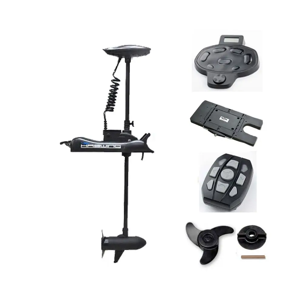 Free Shipping 50718D-149_B Haswing Cayman-B 80 Lbs Remote Control Bow Mount Electric Trolling Motor