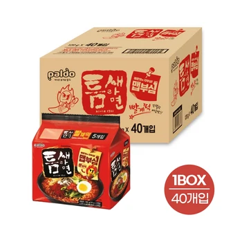 한국라면 팔도 틈새라면 120g 봉지 40개입 1박스