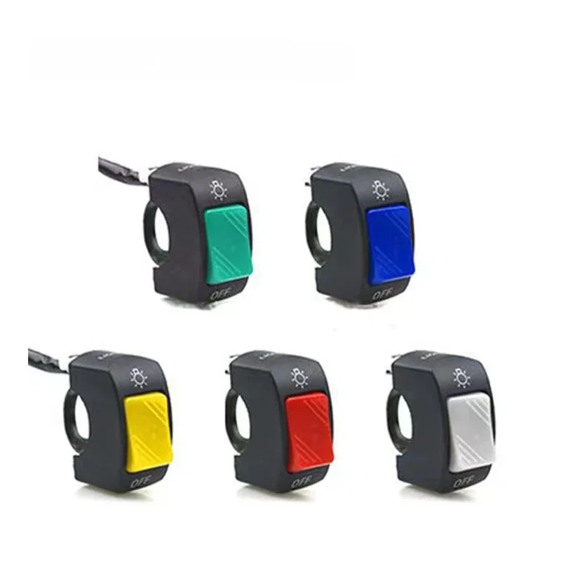 Bouton de commande marche/arrêt pour moto, montage sur guidon, Signal de phare, commande de lampe, interrupteurs modifiés, accessoires