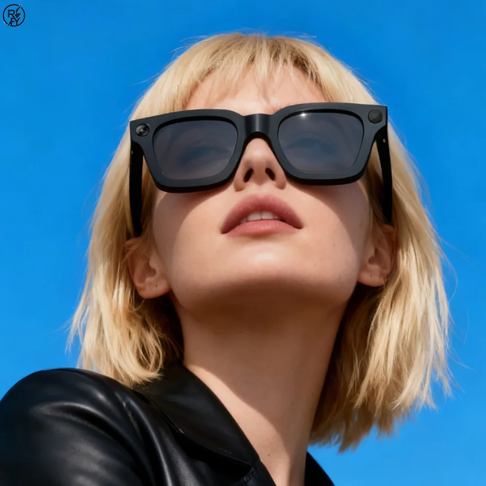 

G300C electrochromic smart glasses feature an 8MP camera, video recording, Bluetooth audio calling, and AI translation