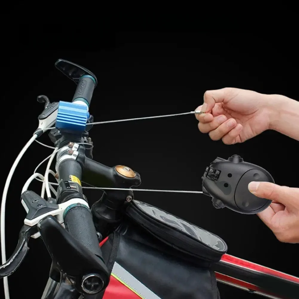 AliExpress Motorcycle Helmet Password Lock Telescopic Wire Rope Code Lock Steel Cable Suitcase Car Sled Bicycle Password Lock For Bike