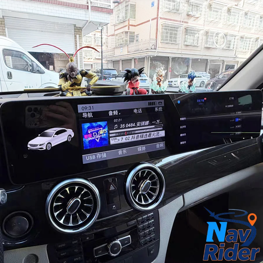 Car Radio GPS Auto For Mercedes Benz GLK Class X204 2008-2015 Carplay Multimedia Player Head Unit Dual Screen Android