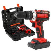 Multifunctional 21V Rechargeable Electric Drill, Electric Screwdriver, Air-Mounted Speed 1500 Rpm, Light Weight, Strong Continuous Wireless Impact Drill Screwdriver