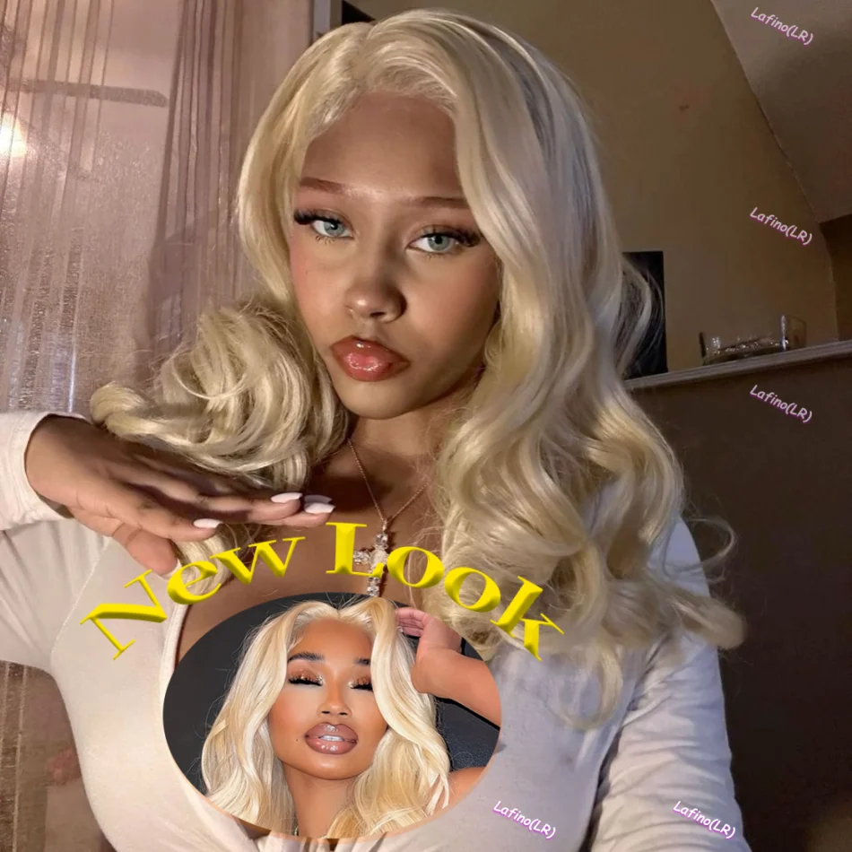 Blonde 613 HD Lace Frontal Wig 13x6 Body Wave HD Lace Frontal Wig 613 Colored Human Hair Wigs 30 Inch Long Loose Deep Wig Blonde