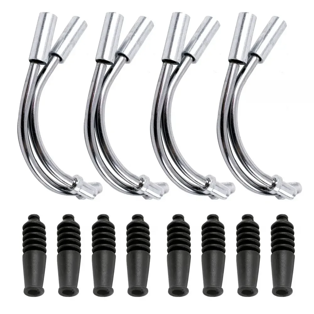 AliExpress 2sets MTB Mountain Bike V Brake Noodles Cable Guide Bend Tube Pipe Sleeves Protector Hose Brake
