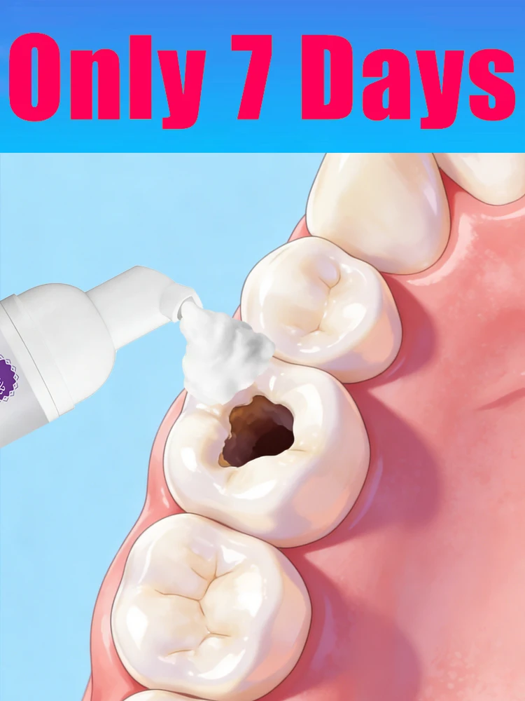 Teeth Whitening Mousse Deep Cleaning Cigarette Stains Repair Bright Neutralizes Yellow Tones Dental Plaque Fresh Breath