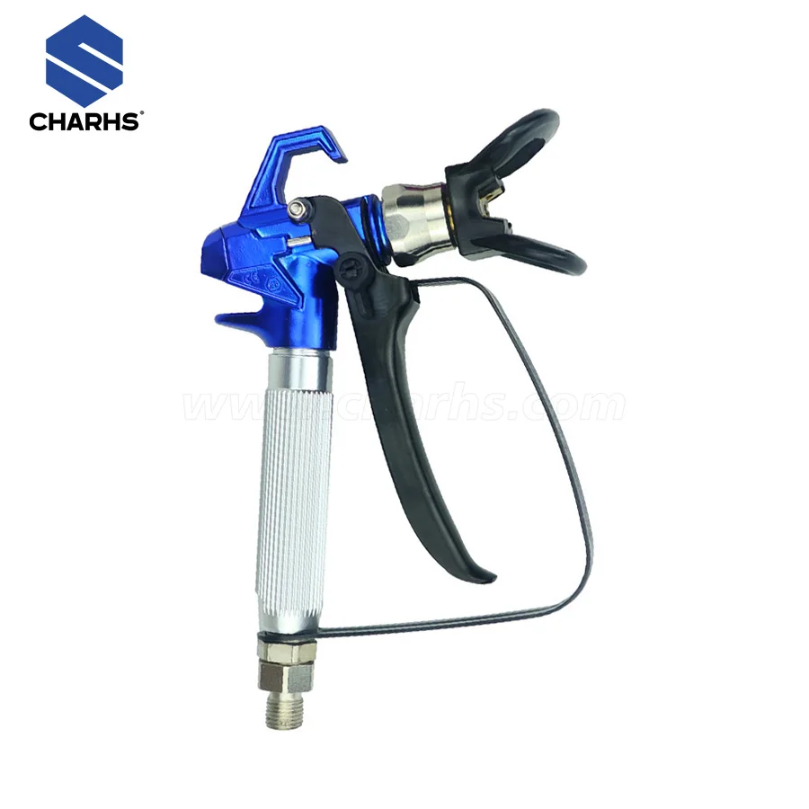 CHARHS Airbrush ASG-2/4/90 Airless Paint Spray Gun 345bar / 5000psi Putty Spray Gun High Pressure airbrush 2-finger trigger