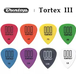 Dunlop Tortex TIII Guitar Pick Plectrum Mediator 0.5mm-1.50mm, sell by 1 piece