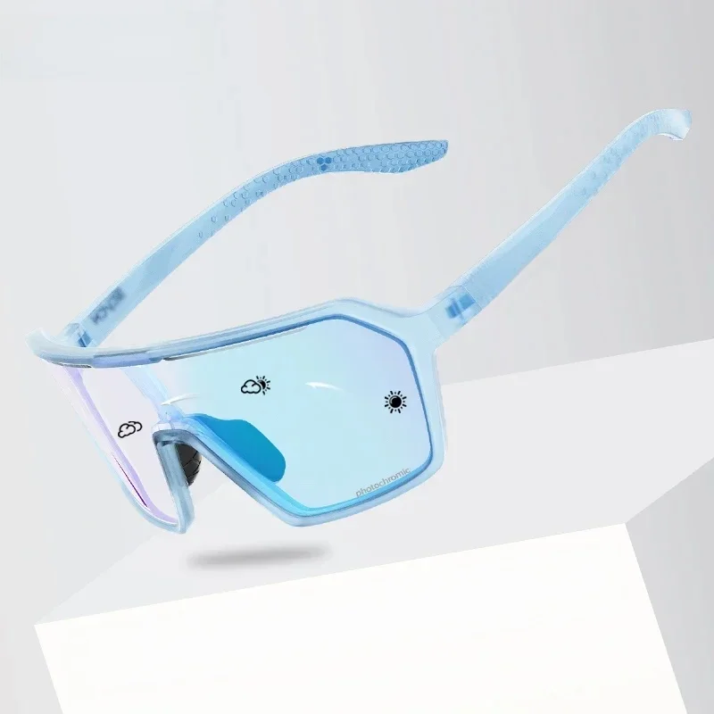 SCVCN Fotochromowe okulary rowerowe MTB Okulary rowerowe Outdoor Road Bike Kolarstwo UV400 Okulary Mężczyźni Kobiety Rower Sport Piesze wycieczki 2024 — zdjęcie 2