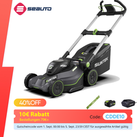 SUNTEK Battery lawn mower, Digi-Brushless Hand lawn mower, 4.0Ah Lithium-ion Battery and Quick charger Included, APP Compatible