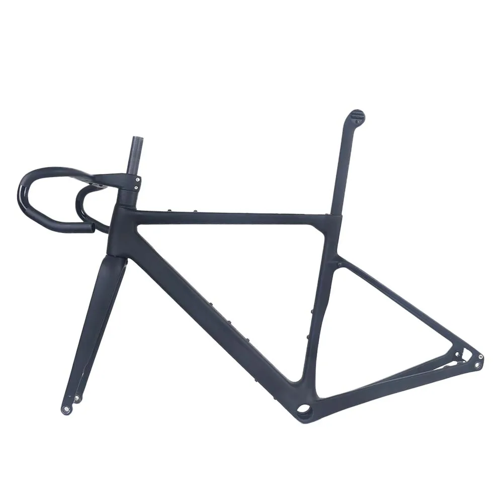 

Winowsports Carbon Gravel Frame GR058 Aero Gravel Bike Frame Max Tire 47C Gravel Fork