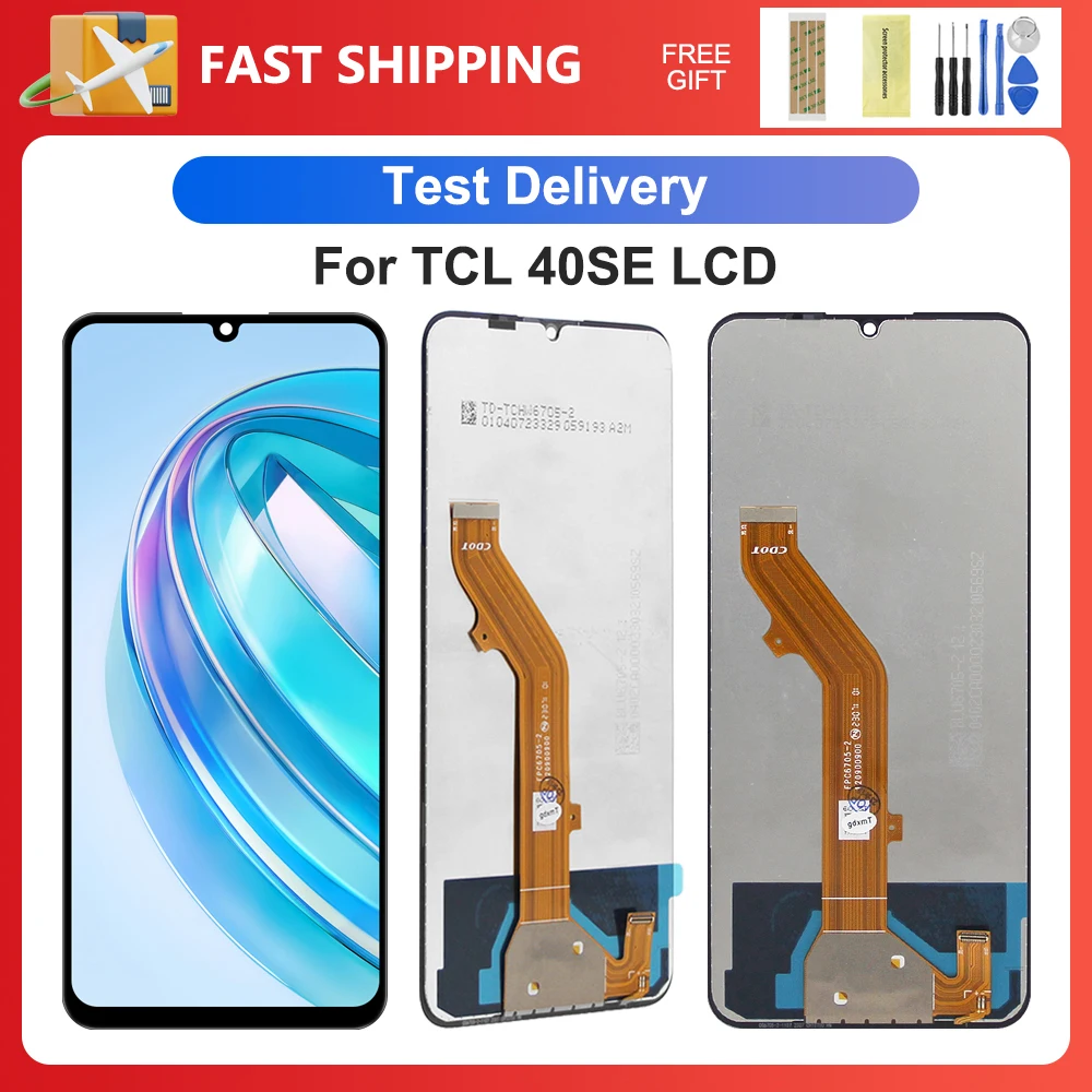 For TCL 40 SE 6.75\'\'For TCL 40SE T610 T610K T610P LCD Display Touch Screen Digitizer Assembly Replacement