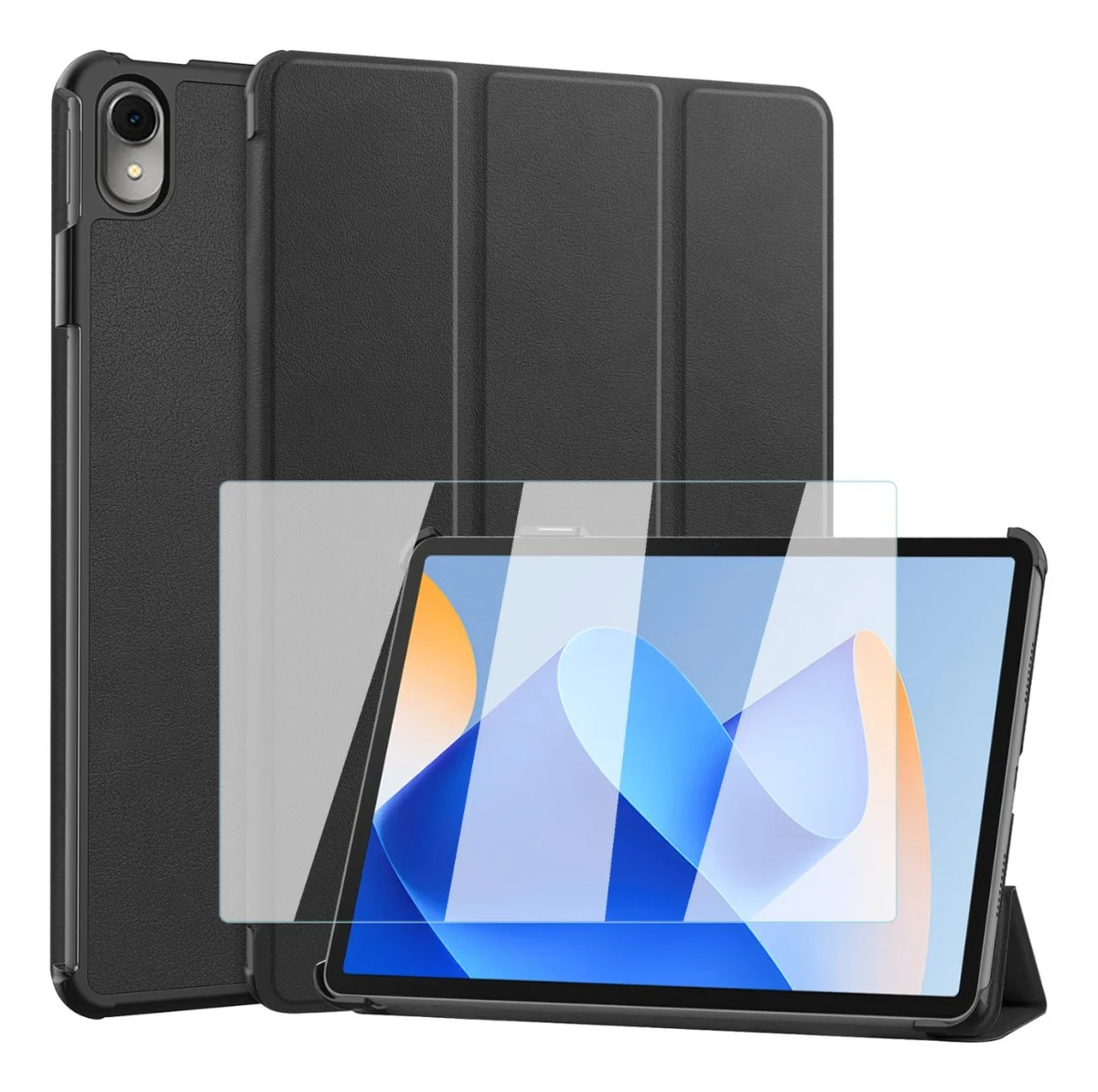 Mica + Funda Para Tablet Huawei Matepad 11 2023 Smart Negro