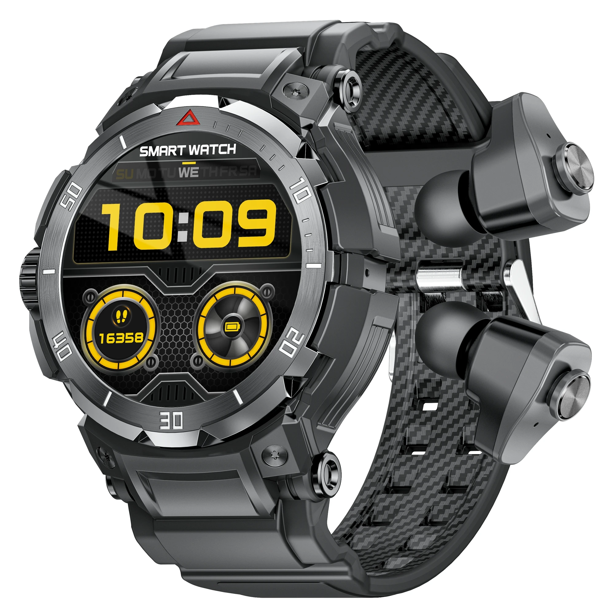 New GT100pro smart watch TWS two-in-one HD call NFC 1.46 inch TFT IPS watch multi-sport health monitoring watch