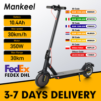 Mankeel MK083 350W Electric Scooter for Adults 8.5 Inch 10.4Ah 30km/h Smart APP Foldable E Scooter 25-30km