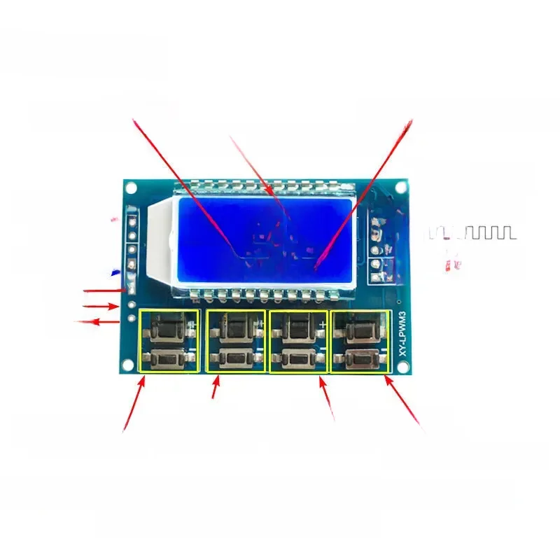 AliExpress EC Buying 1Hz-150Khz 3-way Signal Generator PWM Board Pulse Frequency Duty Cycle Adjustable Module LCD Display Upgraded Version
