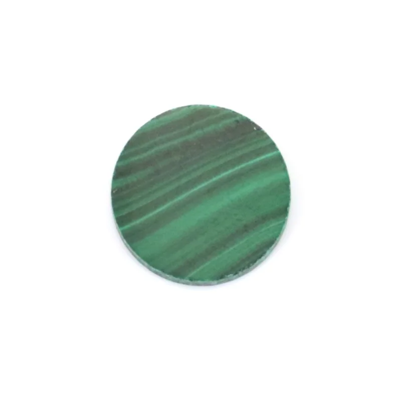 5pcs Malachite Cabochons Disc Flat  Round Shape 12/20mm Genuine Natural Stone For jewelry Making Craft Ring Earrings DIY Pendant