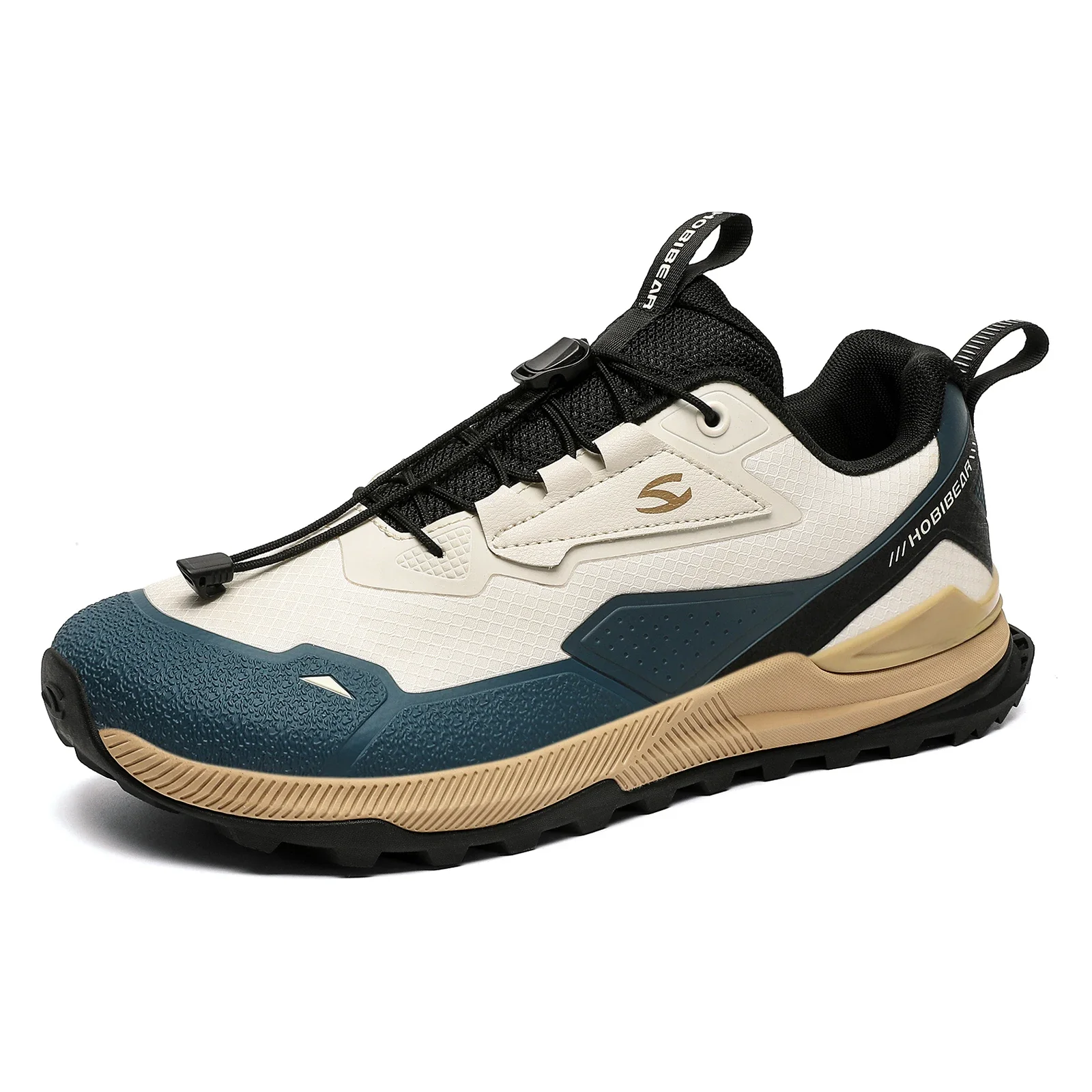 HOBIBEAR Wandelschoenen voor heren Dames Elastische band Antislip-sneakers Comfortabele outdoor-reisloopschoenen - afbeelding 2