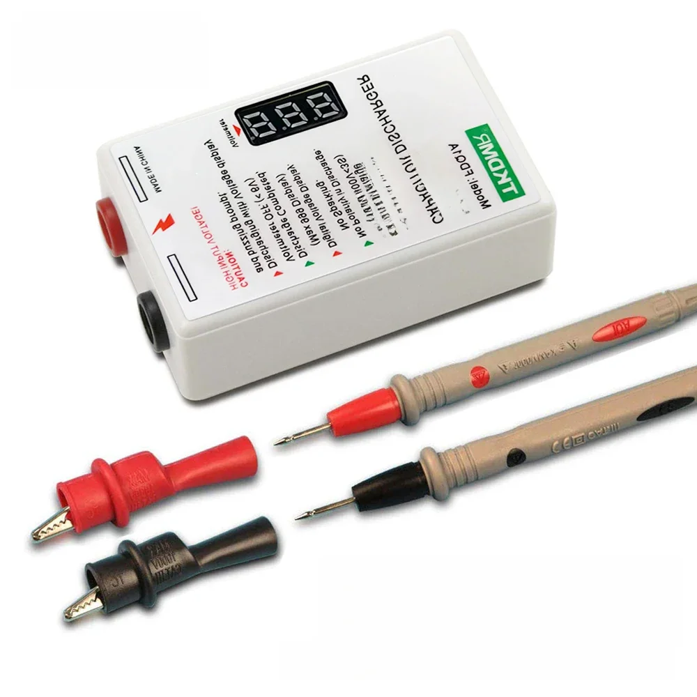 TKDMR Sparkpen Batterijcondensator Snelle ontladingspen - Ontladerbescherming Elektricien Spanningsontladingstool voor elektronisch - afbeelding 2