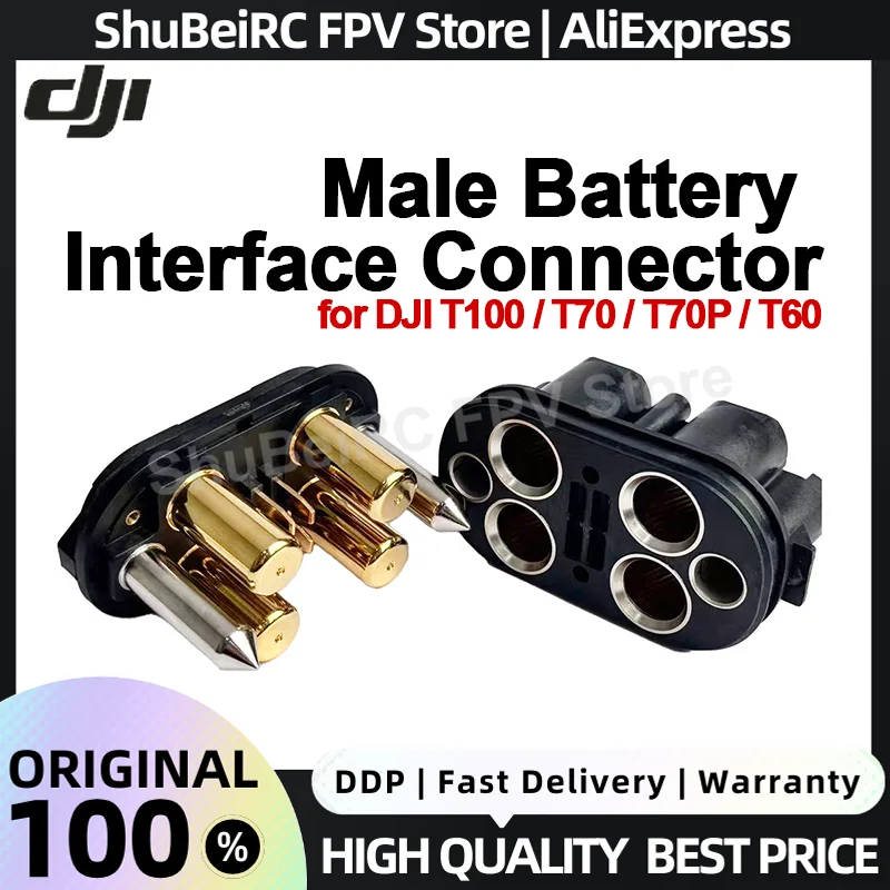 Original DJI Male Battery Interface Connector for DJI T60/T70/T70P/T100 Agricultural Drones Plant Protection UAV Repair Parts