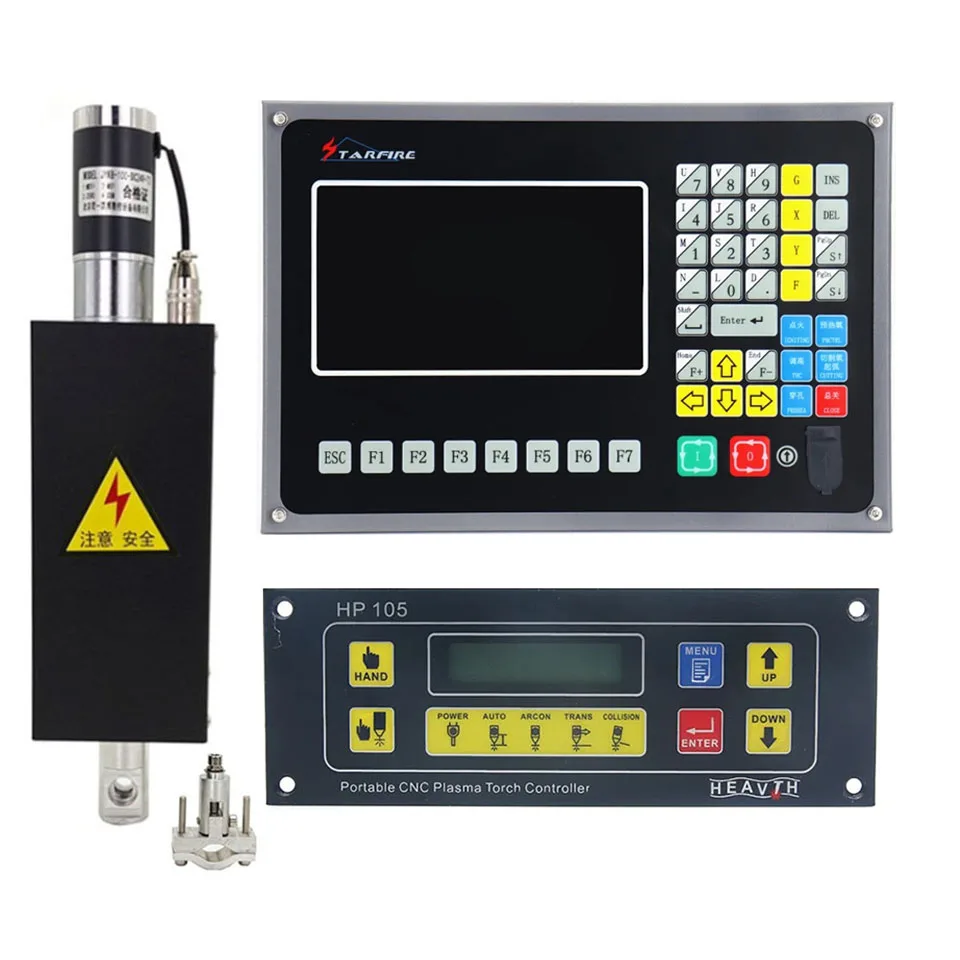 Plasma Cutting Machine Controller Kit Starfeng Sf-2100c Cnc System + Hp105 Torch Height Controller Jykb-100-dc24v-t3