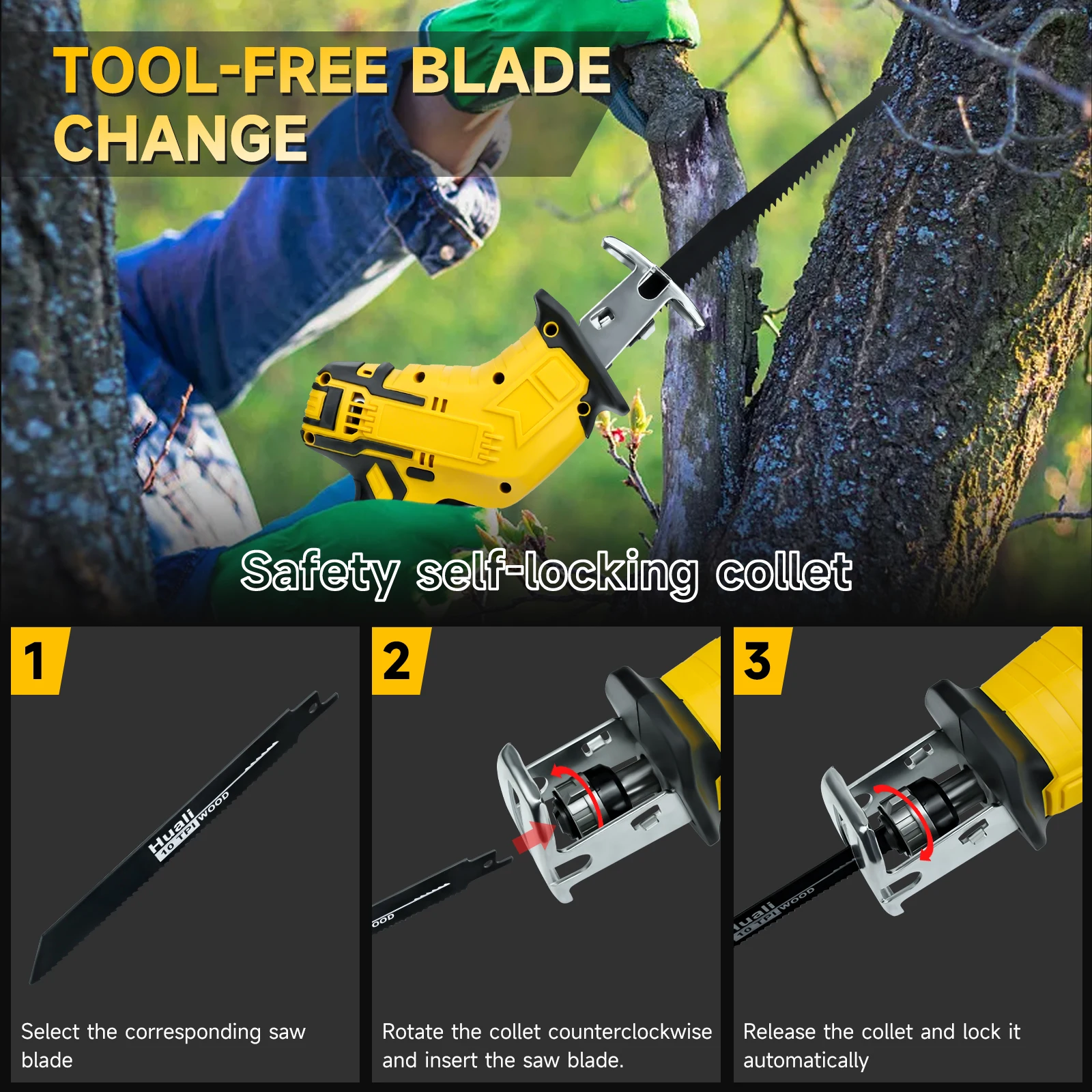 Imagem -04 - Cordless Elétrica Alternando Saw Handsaw Saber com Lâminas Metal e Corte de Madeira Tubo Dewalt Bateria 20v