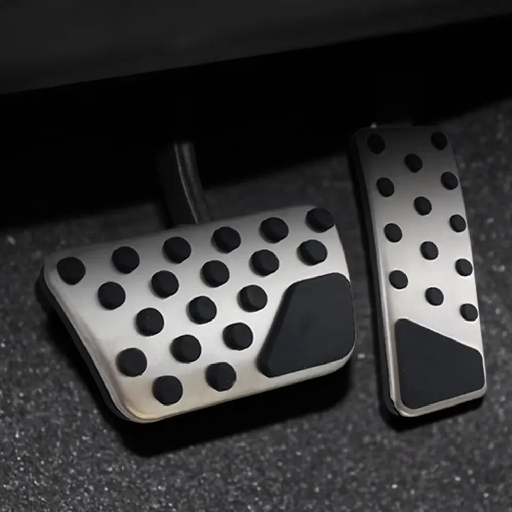 Car Gas Brake Pedals for Jeep Patriot Compass MK49 2007~2017 Anti-Slip Aluminum Alloy Footrest Foot Pedal Cover Pad Accessories