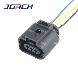 3 Pin Female automotive electrical connectors wiring harness connector auto 1J0973703 with 15cm 0.5mm²  length wire