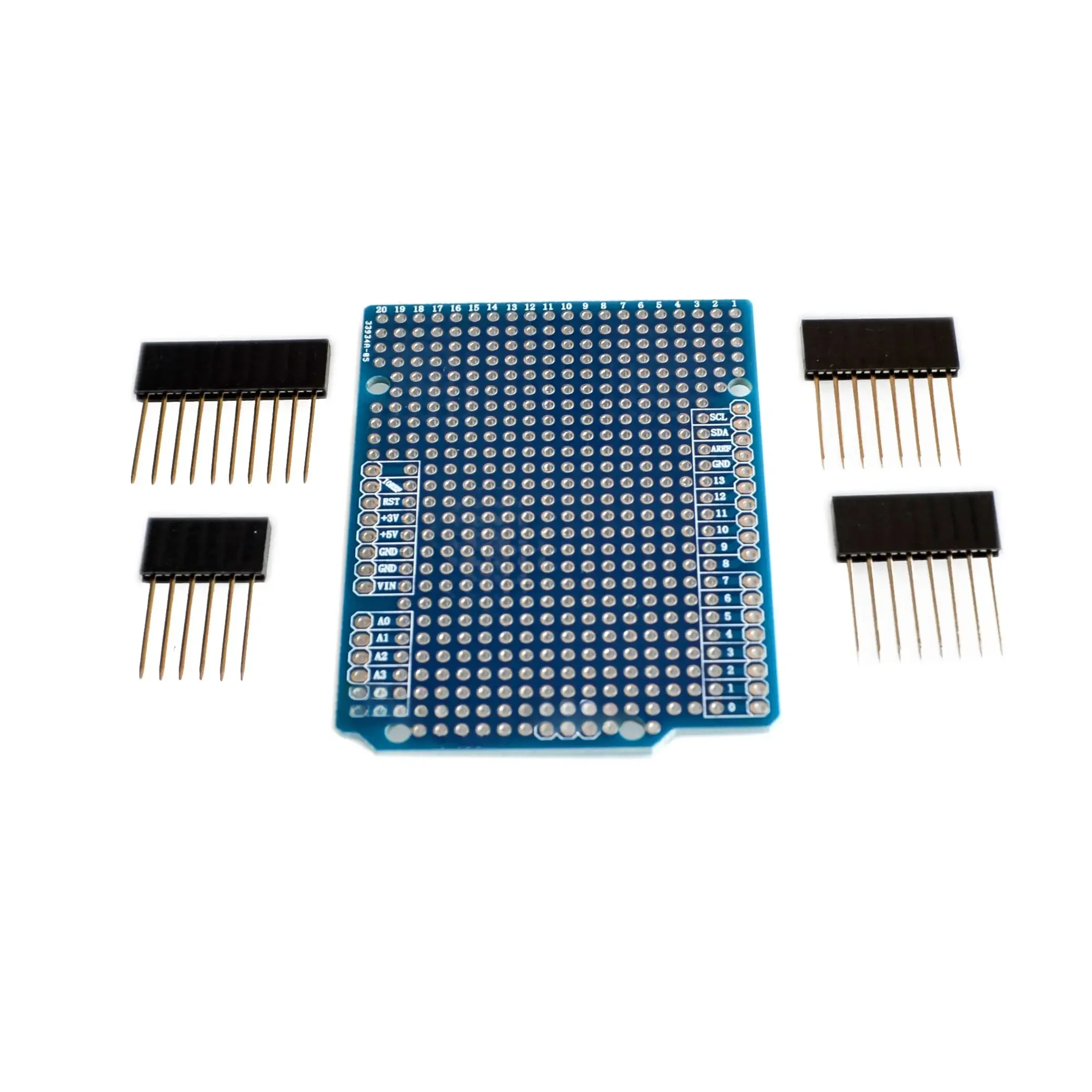 Prototypowa płytka rozszerzeń PCB dla Arduino ATMEGA328P UNO R3 Shield FR-4 Fiber PCB Breadboard 2mm 2.54mm Pitch With Pins DIY One — zdjęcie 2