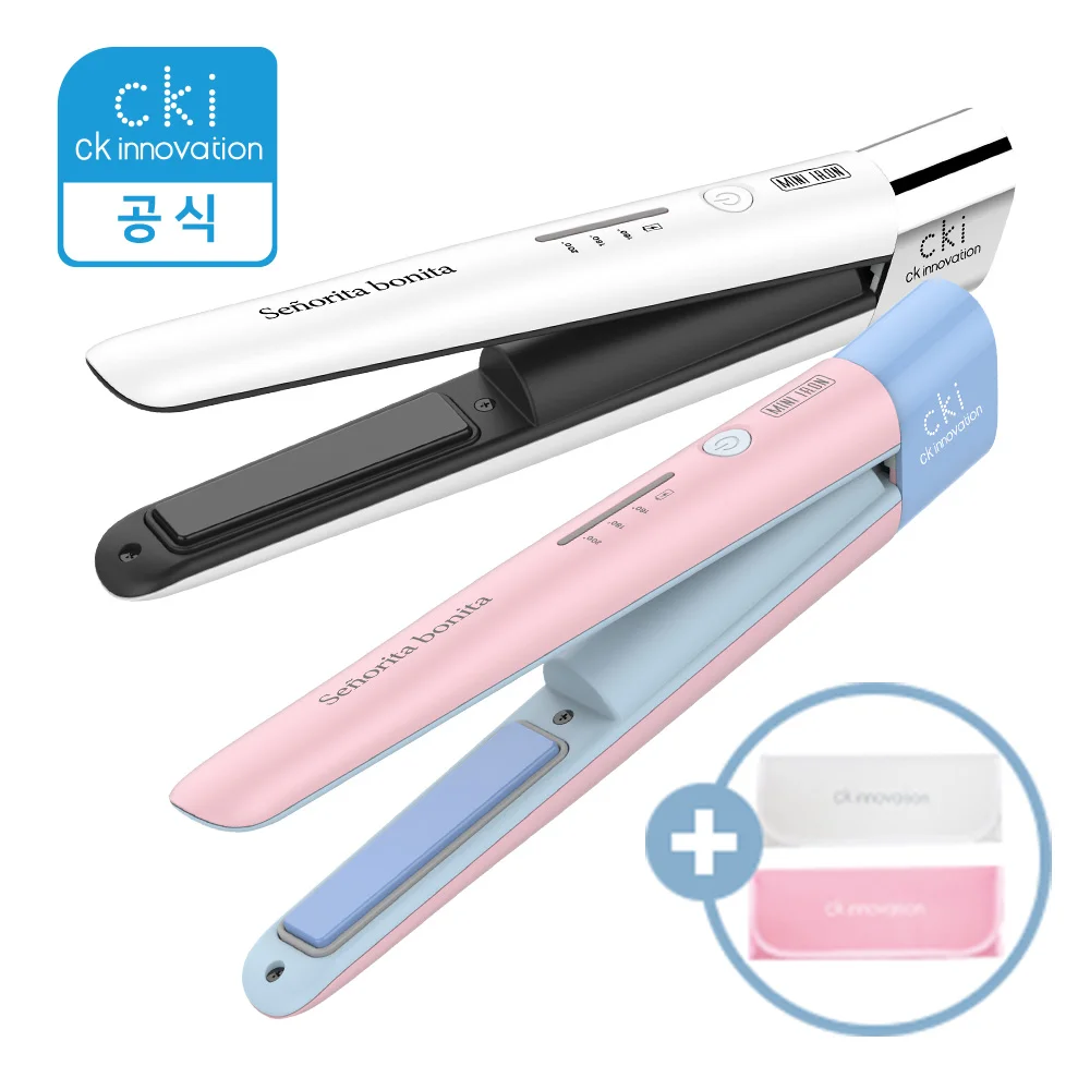 CKI-RI20A rechargeable Cordless Mini Hair Iron Hair Straightener Volume Iron