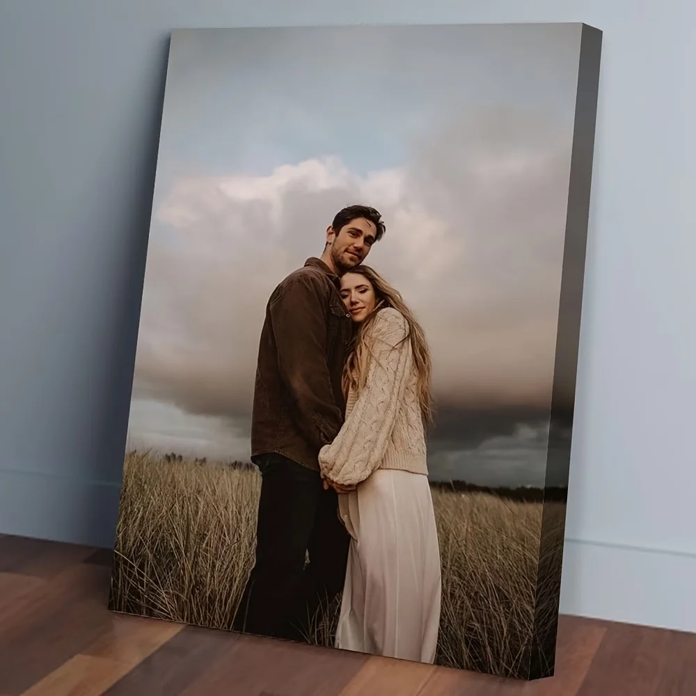 1 Custom Photo Canvas Print — Upload Your Own Image — Ideal for Living Room, Bedroom, or Office Decor