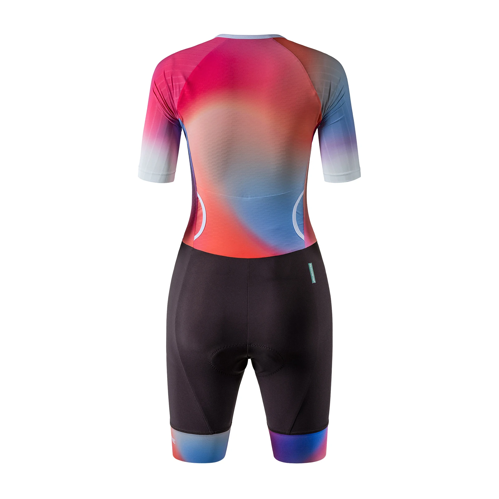 Damen-Triathlon-Anzug Kurzarm Professioneller Schnelltrocknender Triathlon-Set Schwimmen Einteiliger Tri-Anzug Fahrrad Laufen – Detail 11