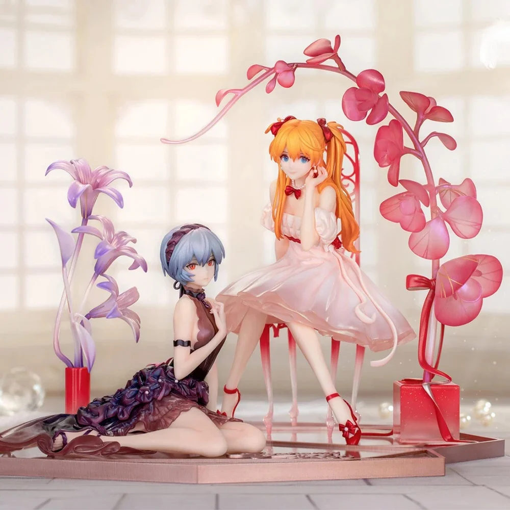 15 cm Anime Shin Seiki Evangelion Souryuu Asuka Langley Figur Ayanami Rei 1/7 Flüstern der Blume Ver Modell Spielzeug Geschenk Action Figur