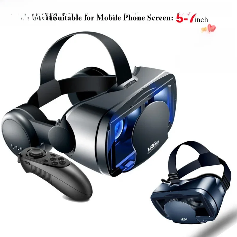 Lunettes de réalité virtuelle VR IMAX, énorme écran HD 3D, boîte en carton Google, casque VR pour téléphone 5-7 pouces, Support de manette de jeu