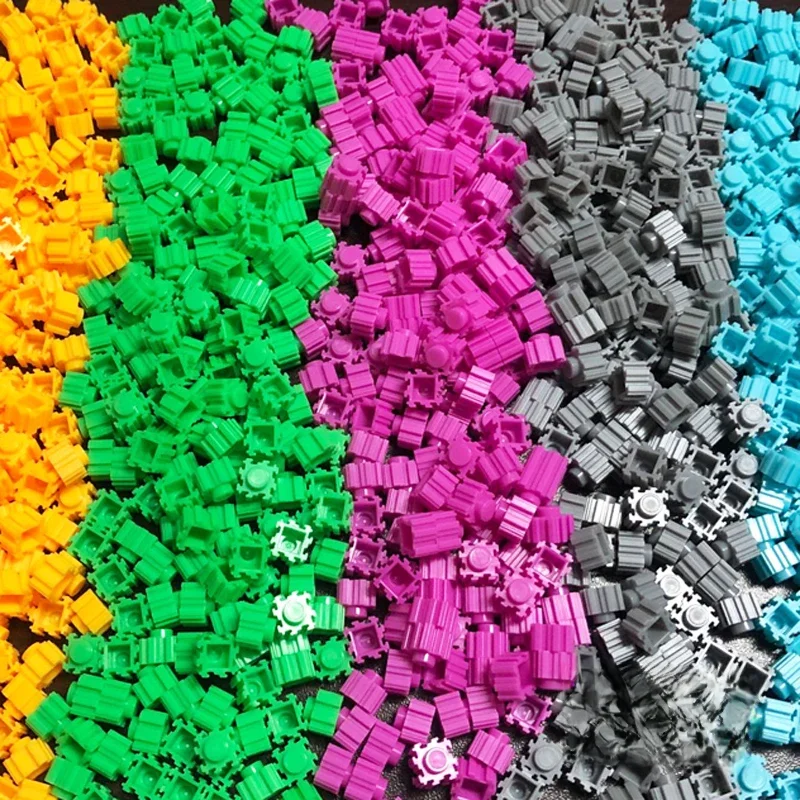 1KG 8mm Diamant Bouwstenen 31 kleuren DIY 3D Kleine Baksteen Voor Kinderen Figuren Karakter Educatief Speelgoed kinderen Geschenken - afbeelding 2