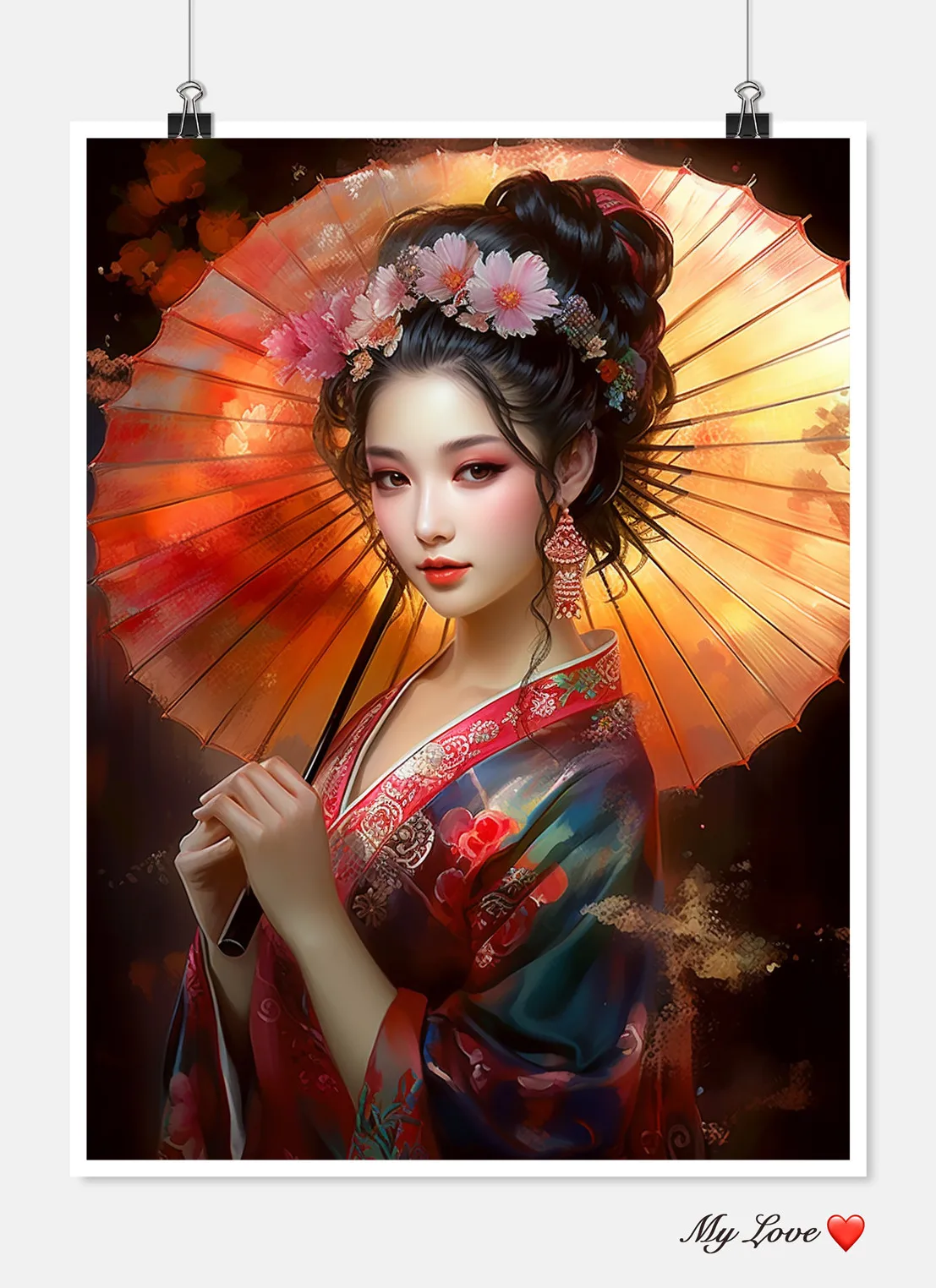 

Embroidery Counted Cross Stitch Kits Needlework - Crafts 14 ct DMC Color DIY Arts Handmade Decor - Oriental Lady 2