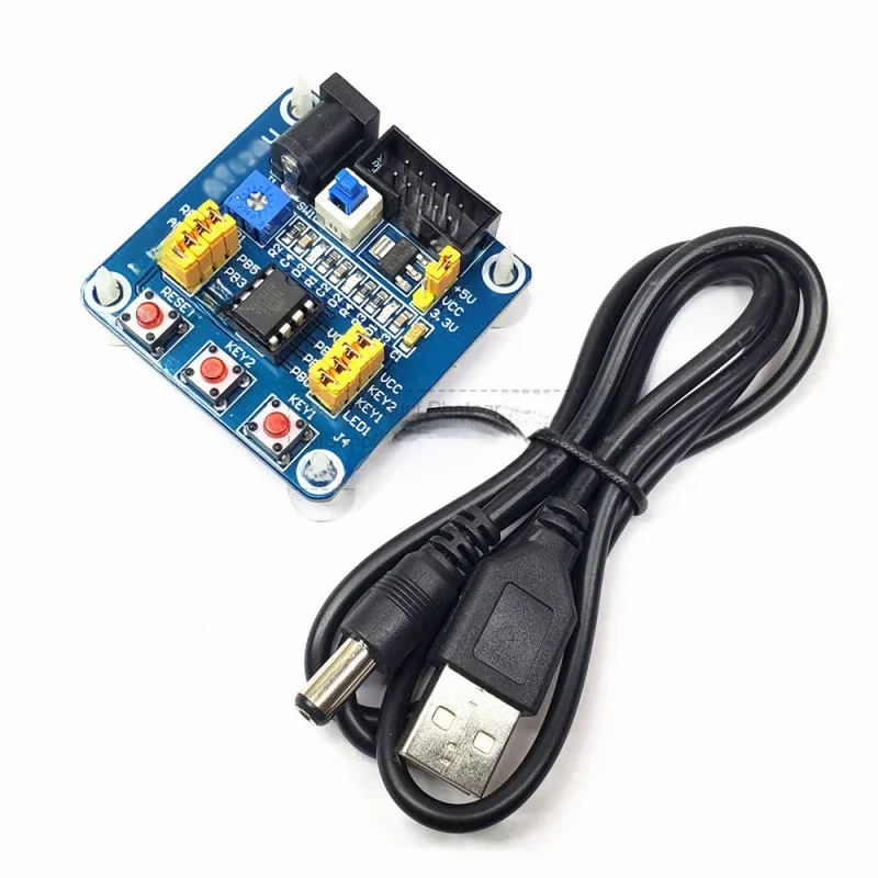Attiny13 AVR Development Board Module Learning Experiment Board Develop Test Boards z kablem zasilającym USB dla Attiny 13 AVR — zdjęcie 2