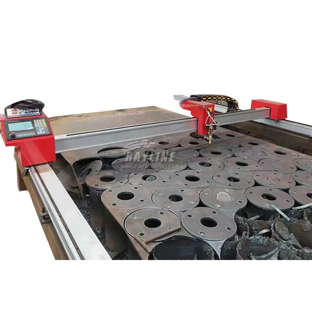 Portable Cnc P80 Nc Control Sheet Metal Mobile Plasma&Flame Cutter Cutting Machine 110v 220v Plasma