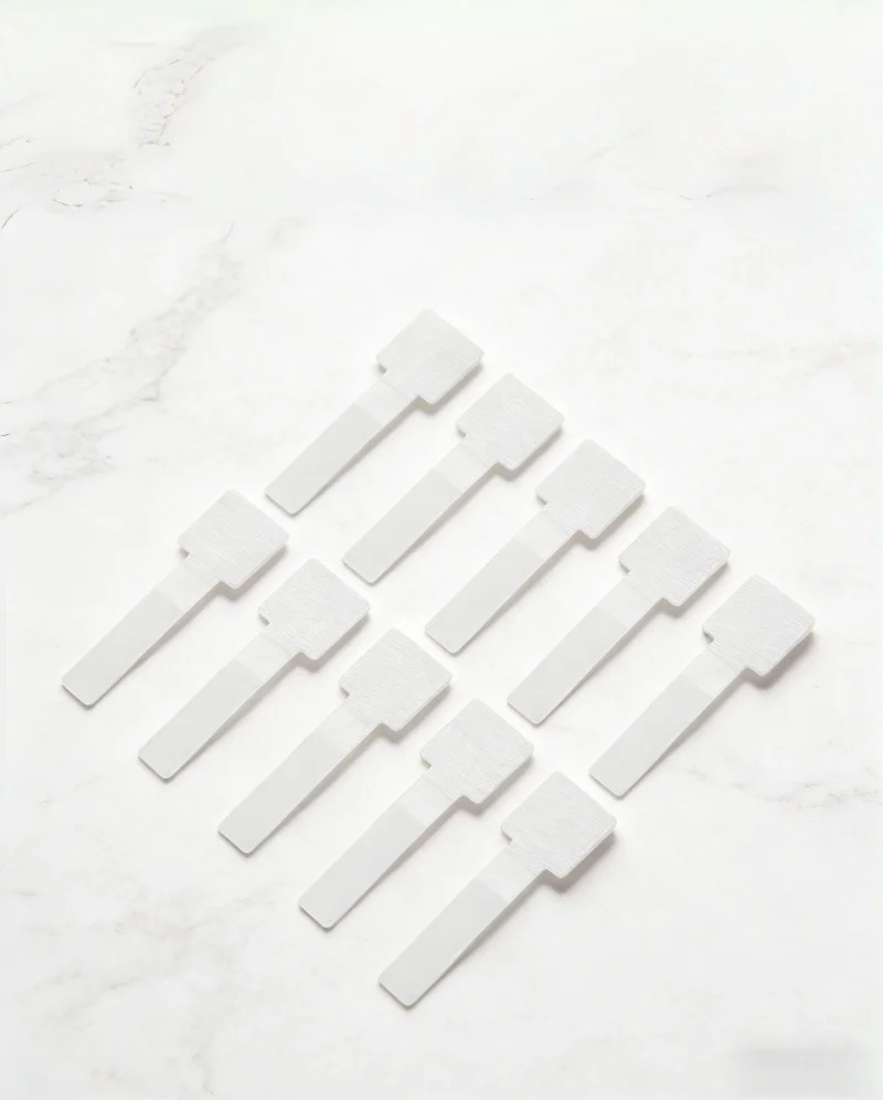 10-Pack White Adjustable Wire Ties for Bundling​ – Strong Grip, Prevents Tangling, Ideal for Appliances.