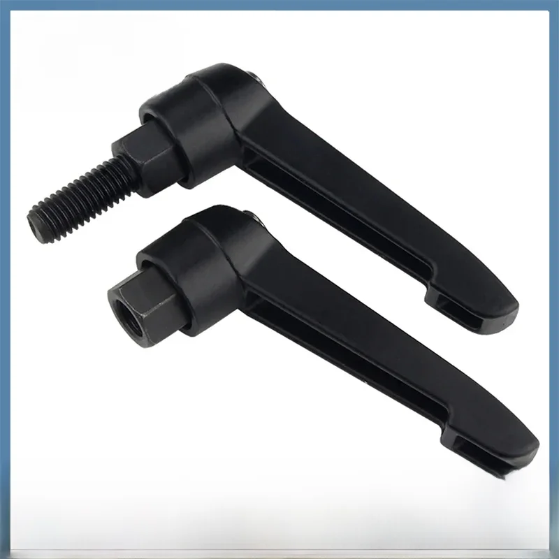 Levier de serrage M4 M5 M6 M8 M10 M12 M16, poignée réglable de verrouillage, bouton à filetage mâle externe, acier allié