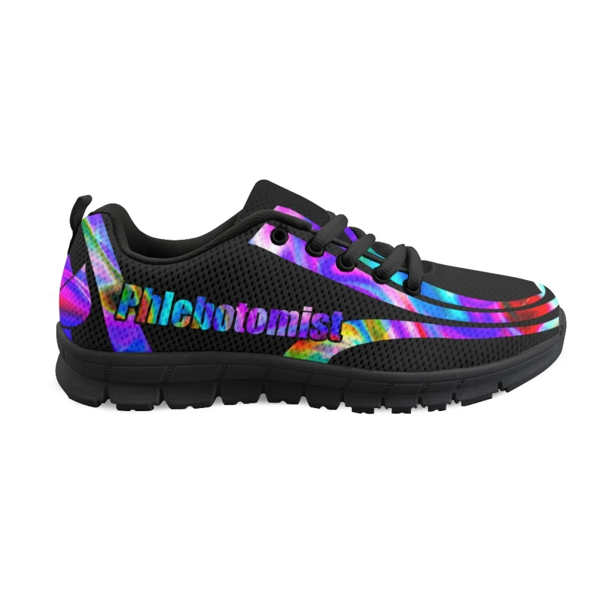 INSTANTARTS Fashion Phlebotomist Colored Print Ladies Casual Flats 2023 Women's Sneakers Spring And Autumn Sports Zapatos Mujer