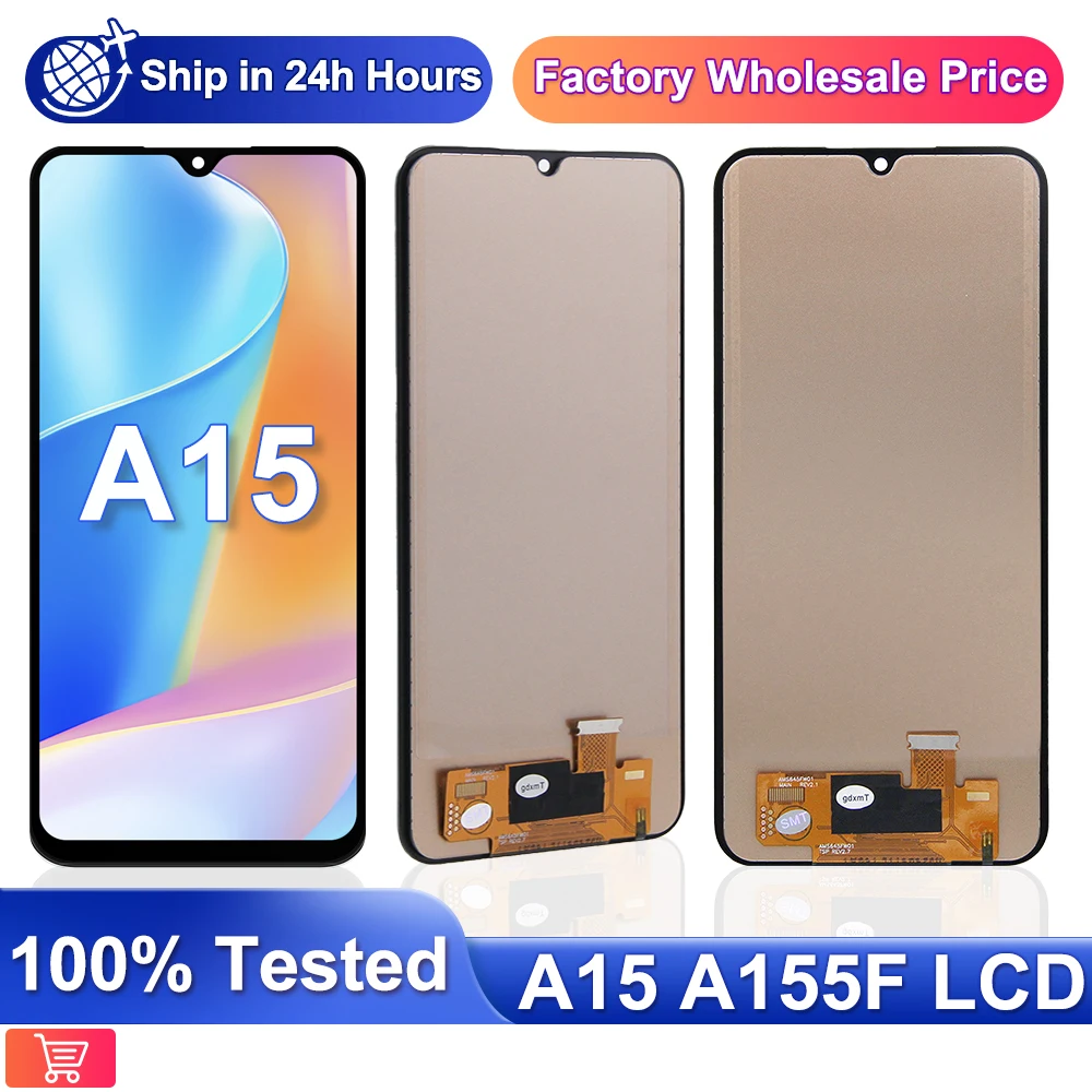 TFT A15 Screen, For Samsung Galaxy A15 LCD Display Touch Screen Replacement Repair Parts For Samsung A15 5G SM-A156B LCD +Frame