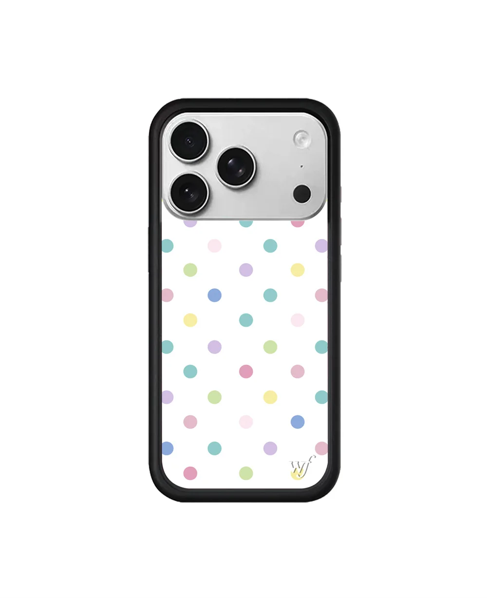 Etui na telefon z motywem dzikich kwiatów i kropek, urocze, do iPhone 17 Pro Max 16 Plus 17 Air 12 13 14 15 16 Pro 17, obudowa z wiśniami, trójwymiarowe etui z kreskówkami. — zdjęcie produktu 6