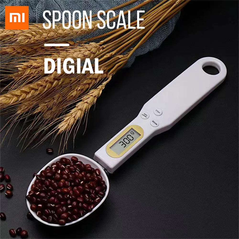 Xiaomi Electronic Kitchen Scale 500G 0.1G Digital วัดแป้งอาหารช้อนดิจิตอลเครื่องมือครัวขนาดเล็กนมกาแฟ