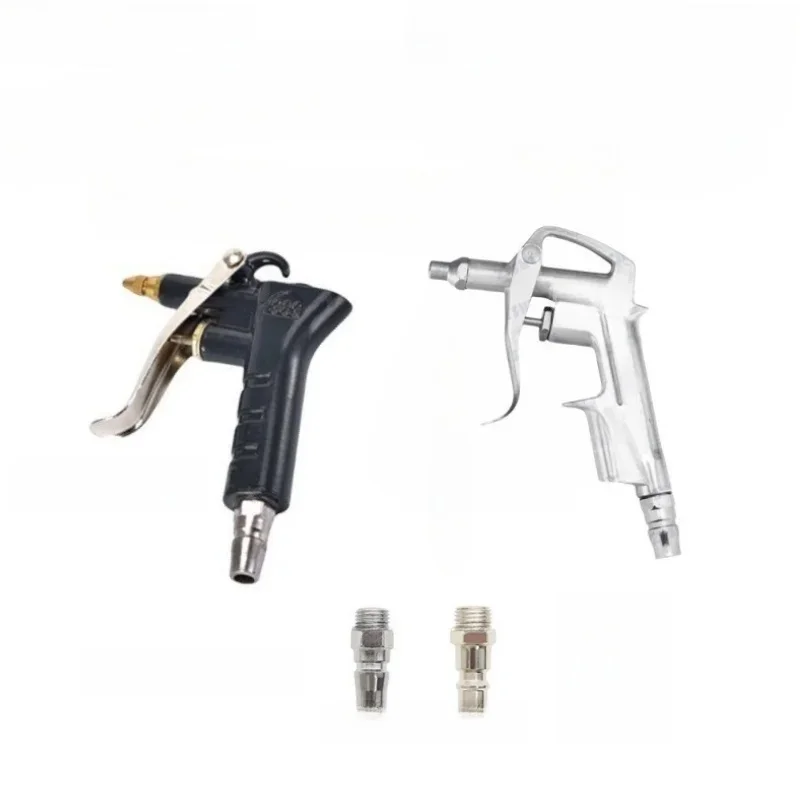 HEBAI NPN-989 DG-10 Avec EU/C-TYPE Raccords Pneumatique Buse D'air Poussière Soufflant Pistolet En Alliage D'aluminium Air Poussière Livres Pistolet