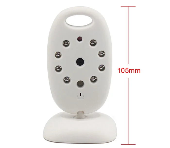 VB601 Wireless Video Baby Monitor Color Security Camera 2 Way Night Vision Infrared LED Temperature Monitoring and 8 Lullaby